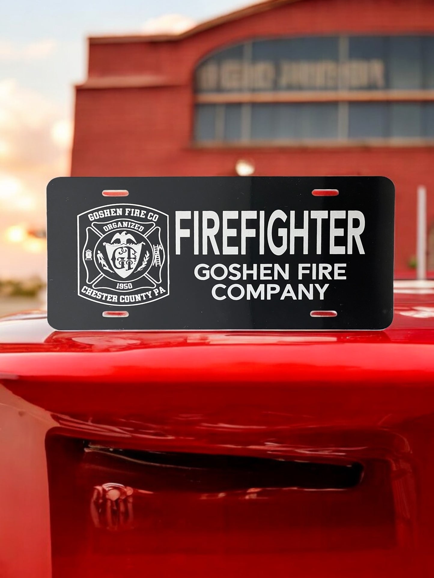 GFC Firefighter License Plate