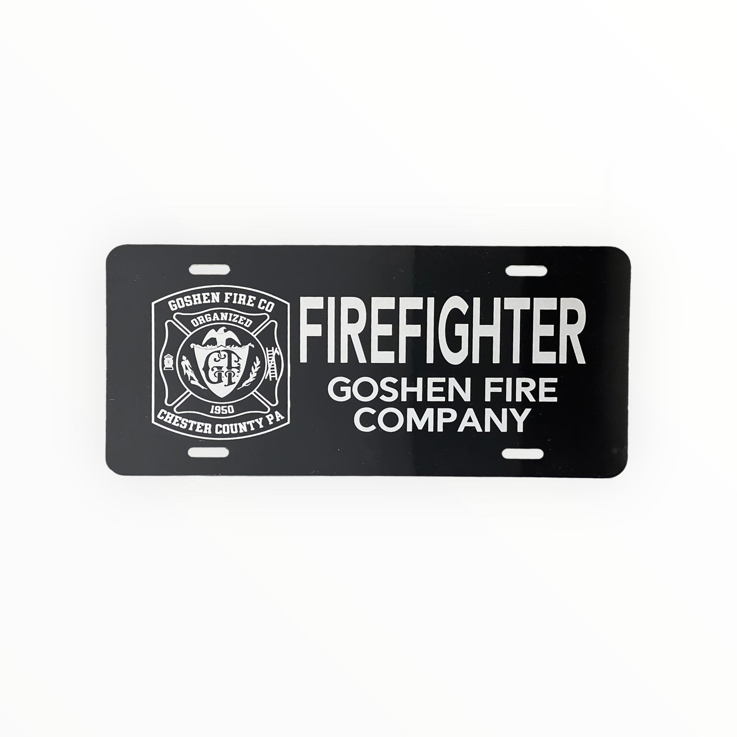 GFC Firefighter License Plate